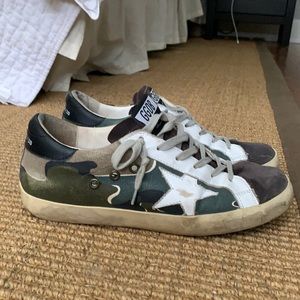 Golden Goose Superstars Camo size 39